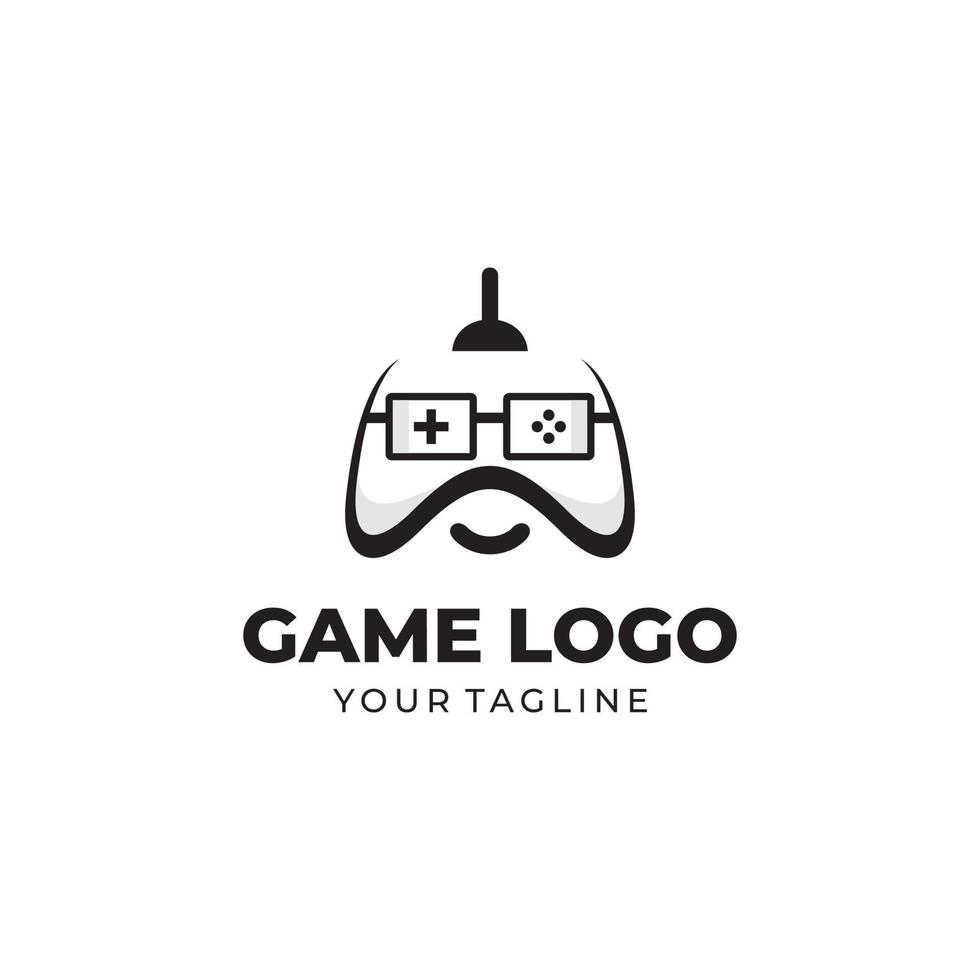 modelo de vetor de design de logotipo de console de jogos