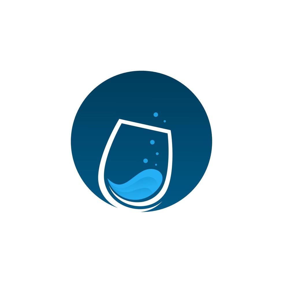 modelo de vetor de design de logotipo de vinho