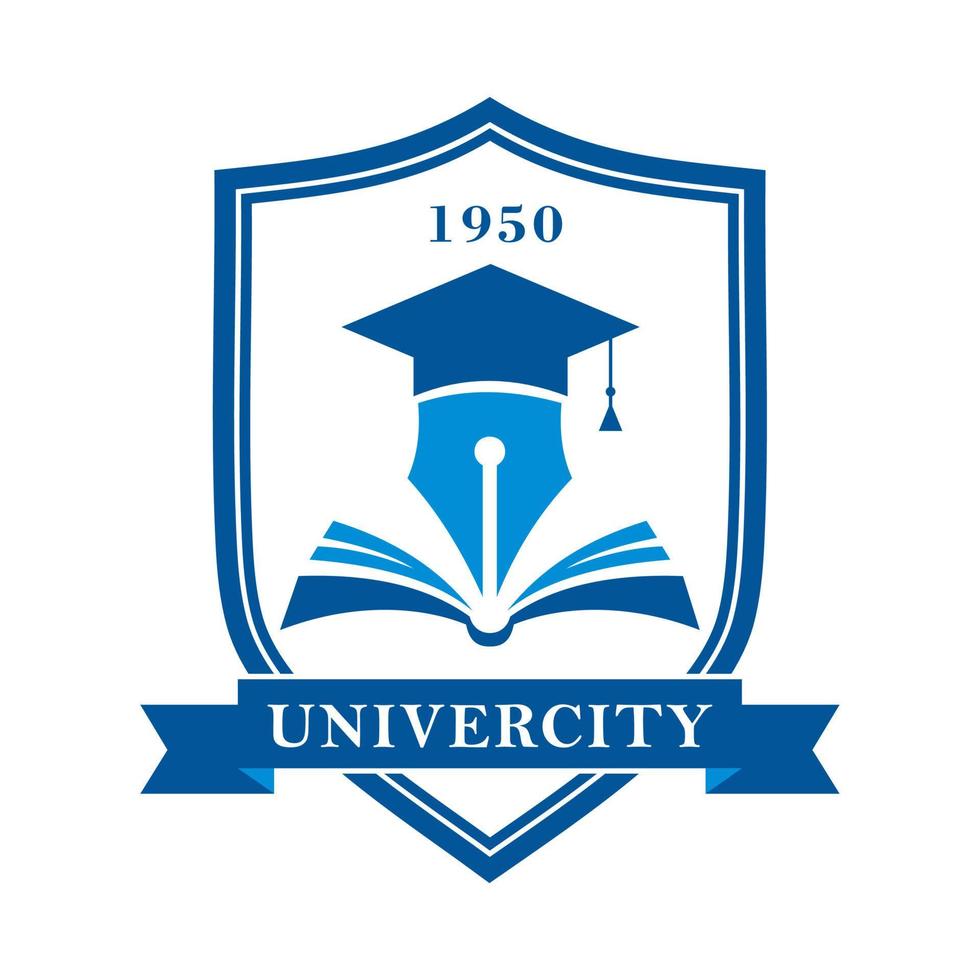 logotipo da universidade vetor