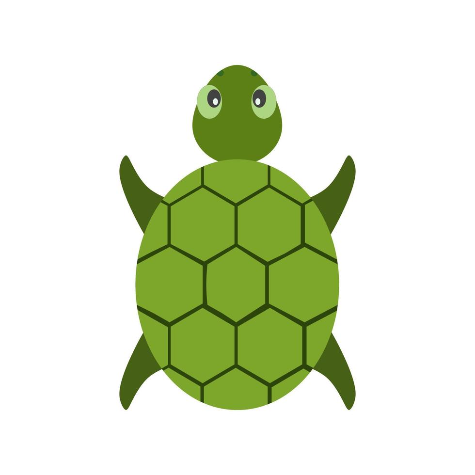 ícone multicolorido de tartaruga vetor
