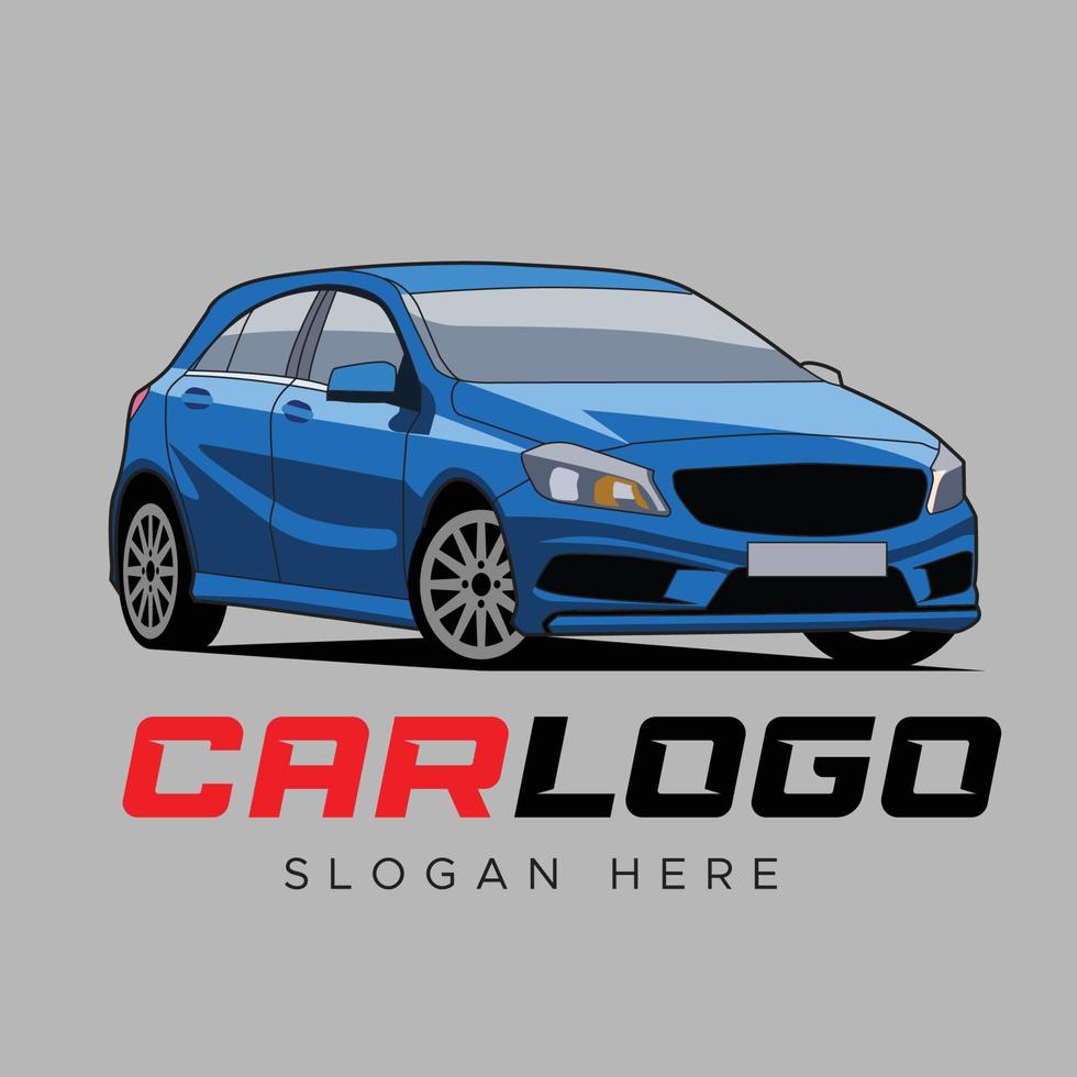 design de vetor de ilustração de modelo de logotipo de automóvel