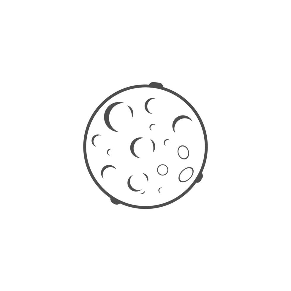 modelo de ilustração de design de logotipo de ícone de meteoro vetor