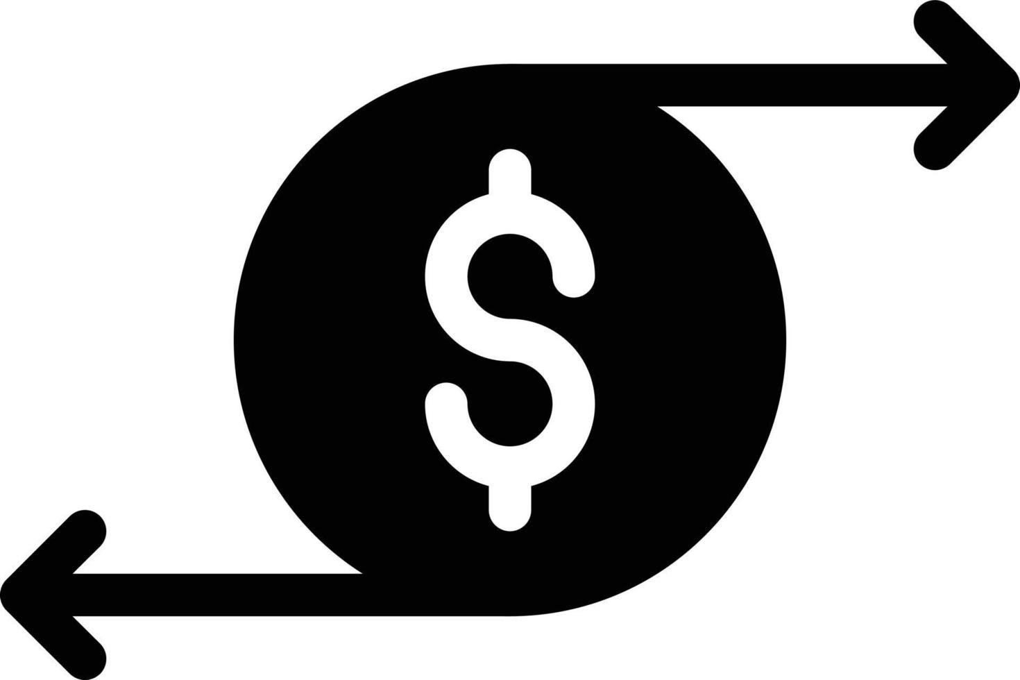ilustração vetorial de transferência de dólar em ícones de símbolos.vector de qualidade background.premium para conceito e design gráfico. vetor