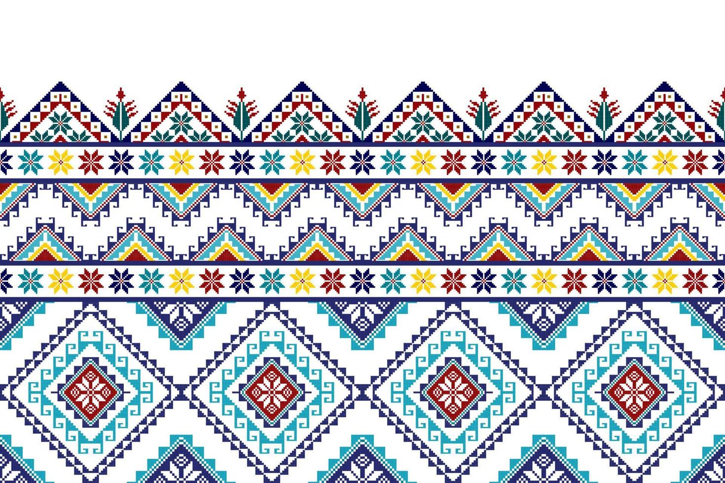 tartreez palestiniano abstrato geométrico étnico têxtil padrão design. tecido asteca tapete mandala ornamentos têxteis decorações papel de parede. bordado tradicional de têxtil sem costura nativo tribal boho vetor