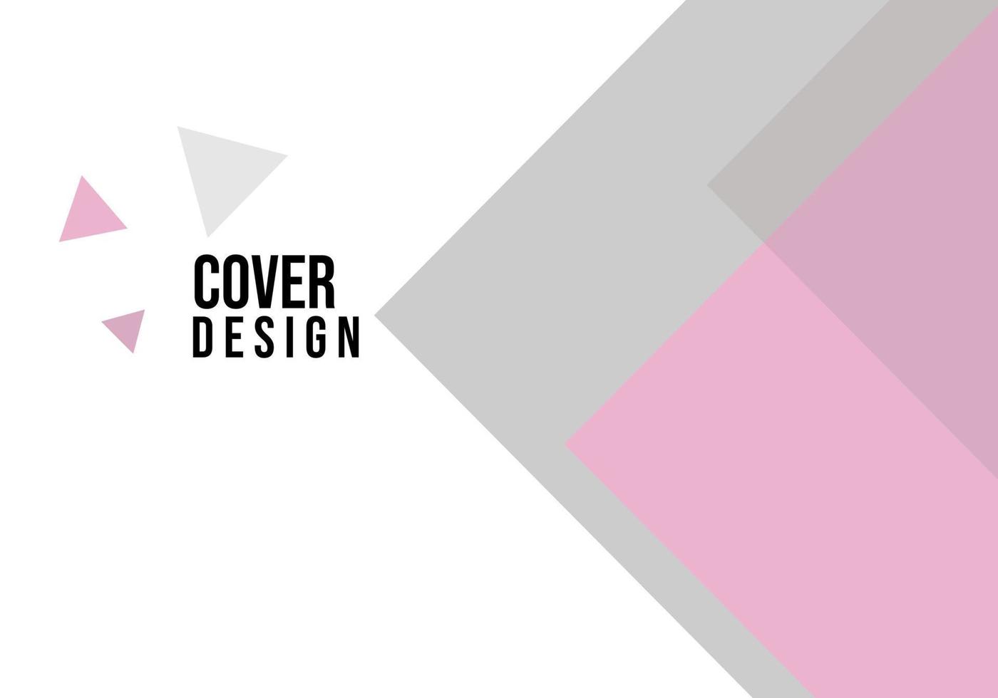 abstrato geométrico de cor pastel com elementos de forma de triângulo. design para site, banner, página de destino, capa vetor