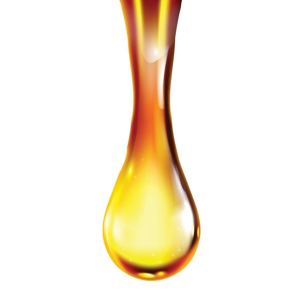 gota de óleo vetor de lubrificação industrial de petróleo