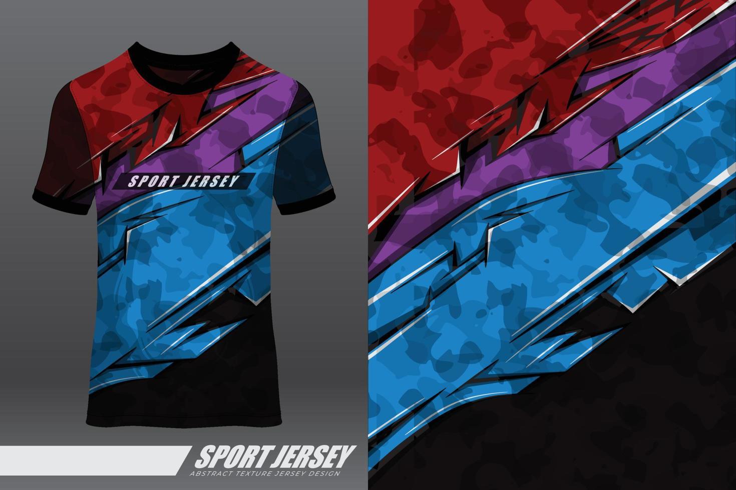 design esportivo de camiseta para corrida, jersey, ciclismo, futebol, jogos, motocross vetor