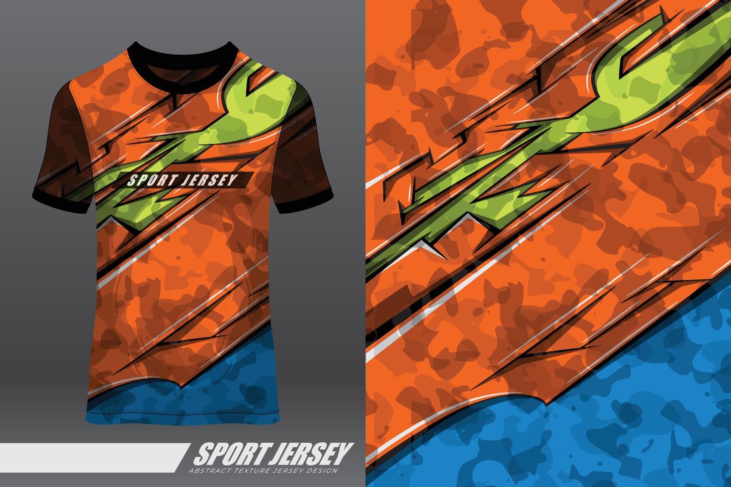 design esportivo de camiseta para corrida, jersey, ciclismo, futebol, jogos, motocross vetor