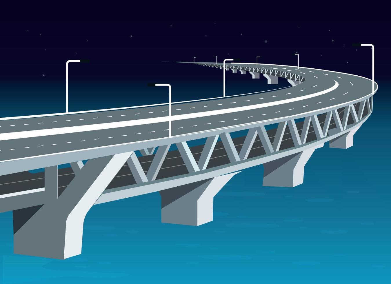 ilustração da ponte de padma de bangladesh vetor