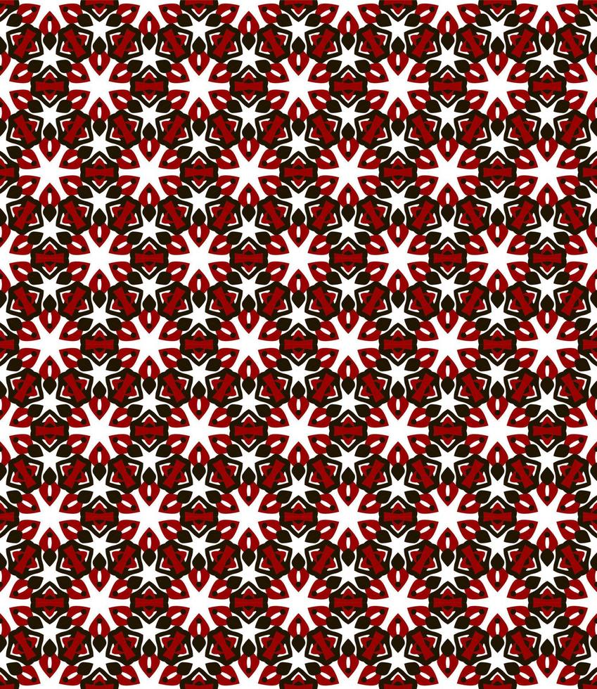 fundo geométrico sem costura vermelho. padrão abstrato. vetor