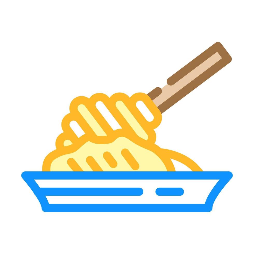 ilustração em vetor ícone de cor de sobremesa de mel
