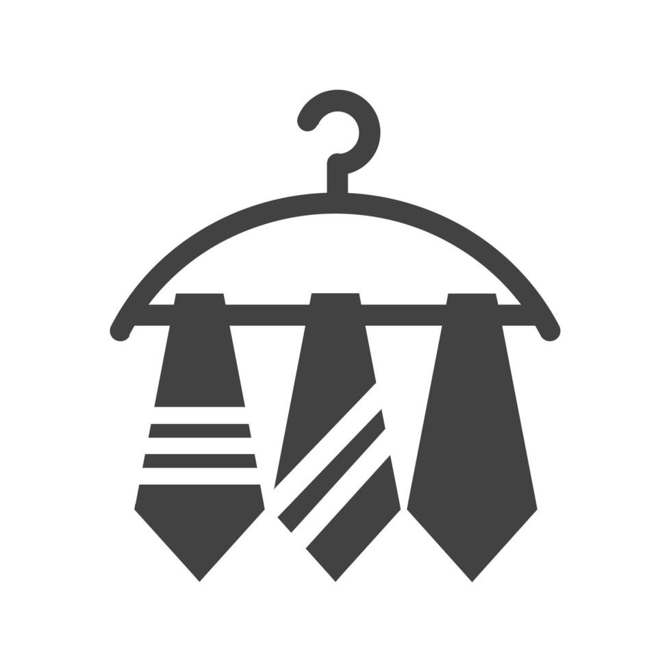 ícone preto de glifo de três laços vetor