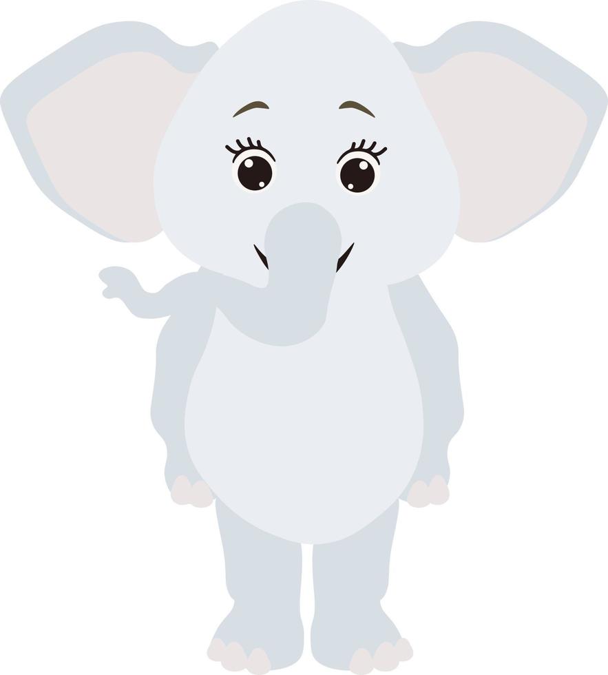 gráfico de clipart de elefante de animal de circo vetor