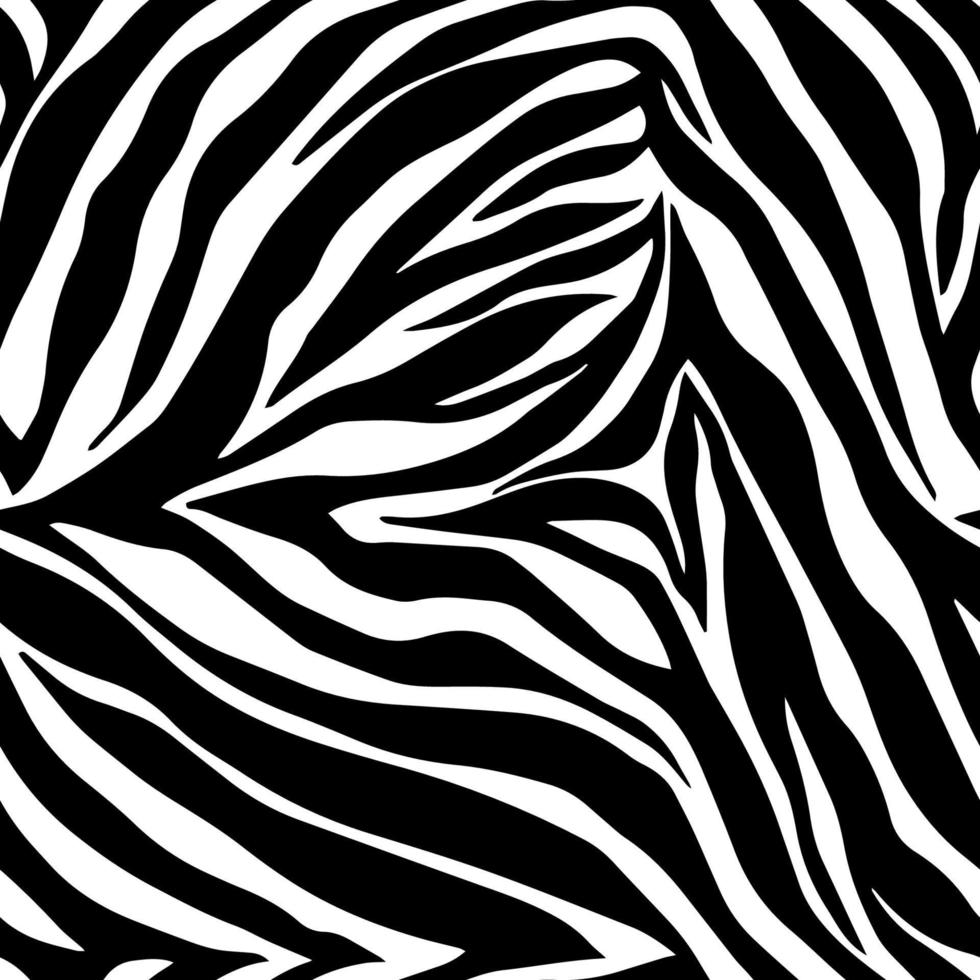 estampa de animais vetoriais. ornamento de zebra. padrão perfeito vetor