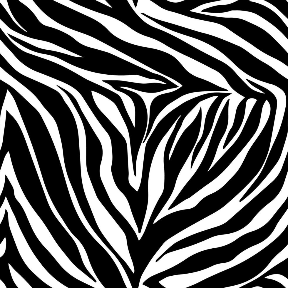 estampa de animais vetoriais. ornamento de zebra. padrão perfeito vetor