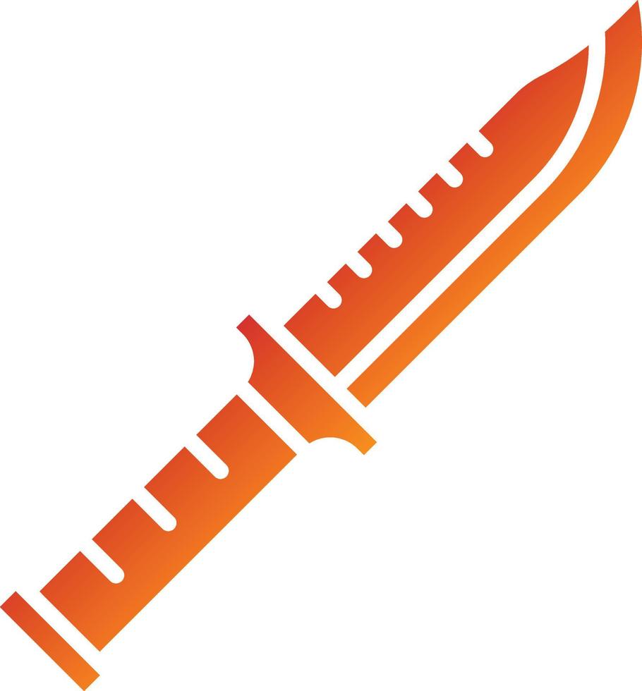 estilo de ícone de canivete vetor
