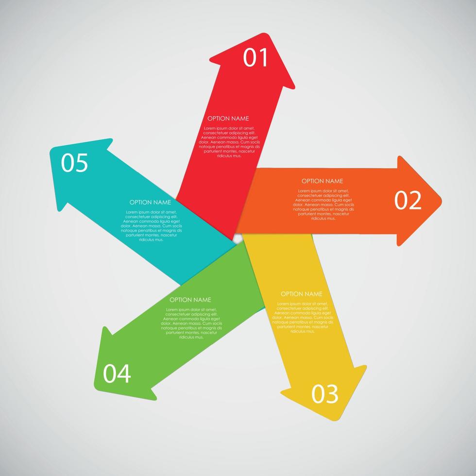 elementos de design de infográfico para sua ilustração vetorial de negócios. vetor