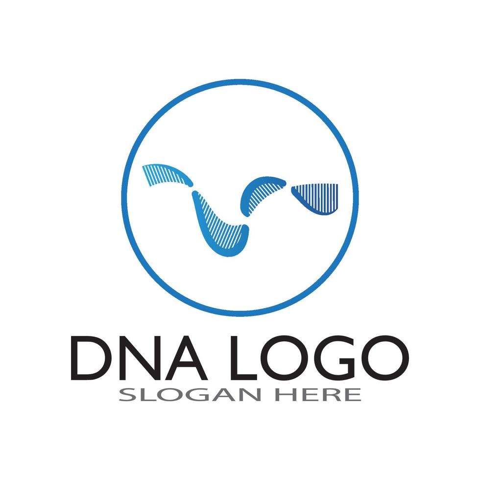 modelo de design de logotipo de vetor de DNA logotipo médico moderno símbolo de ícone de ciência de laboratório Vetor de sinal de farmacologia colorido