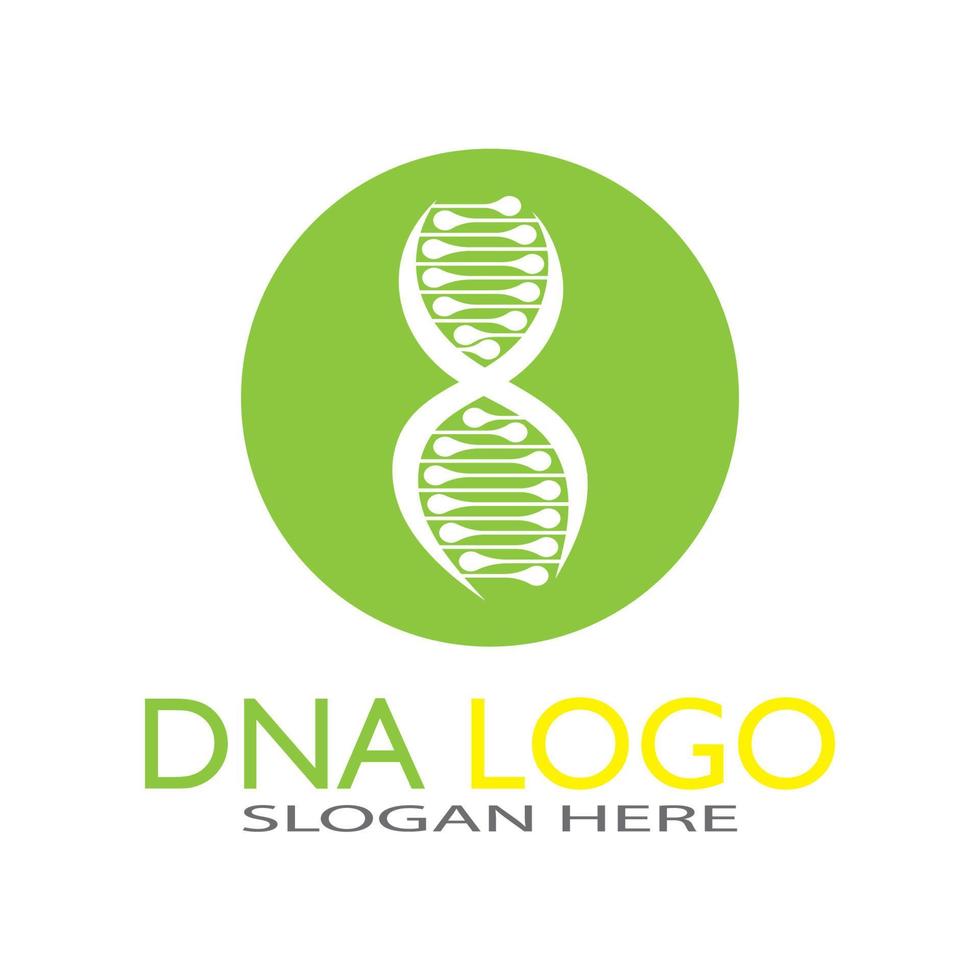 modelo de design de logotipo de vetor de DNA logotipo médico moderno símbolo de ícone de ciência de laboratório Vetor de sinal de farmacologia colorido