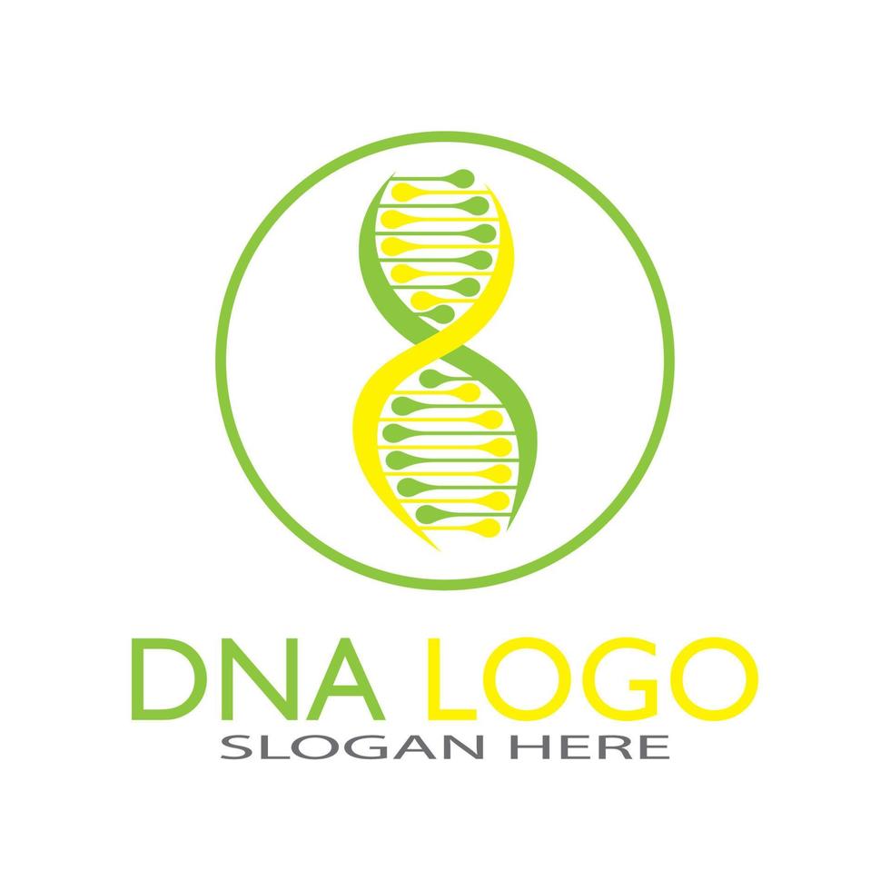 modelo de design de logotipo de vetor de DNA logotipo médico moderno símbolo de ícone de ciência de laboratório Vetor de sinal de farmacologia colorido