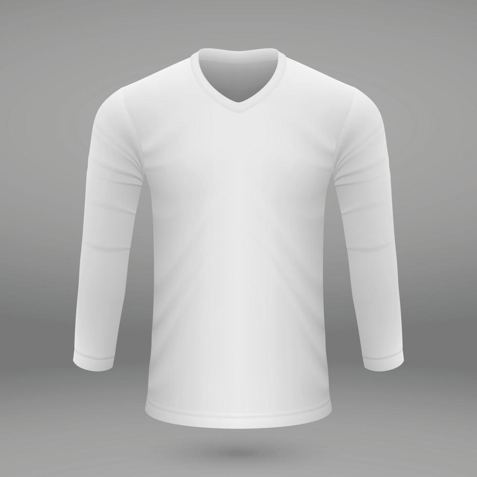 modelo de camisa para jersey. vetor