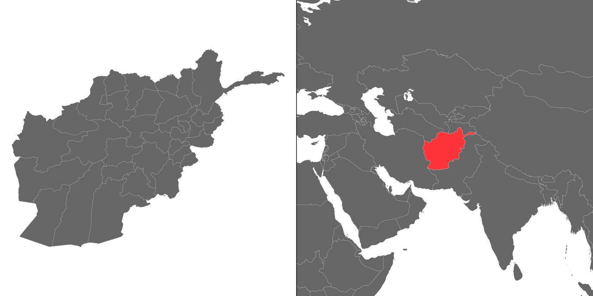 mapa com localização vetor