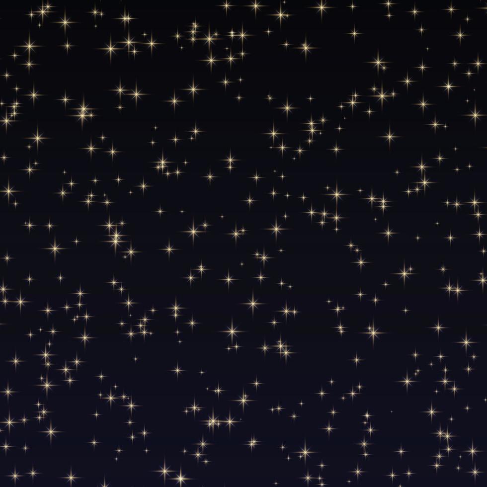 fundo do céu com estrelas vetor