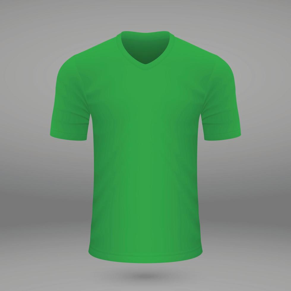 modelo de camisa para jersey. vetor