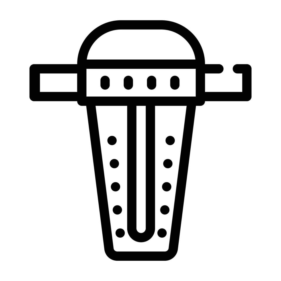 ilustração em vetor ícone de linha de ferramenta de filtro de água