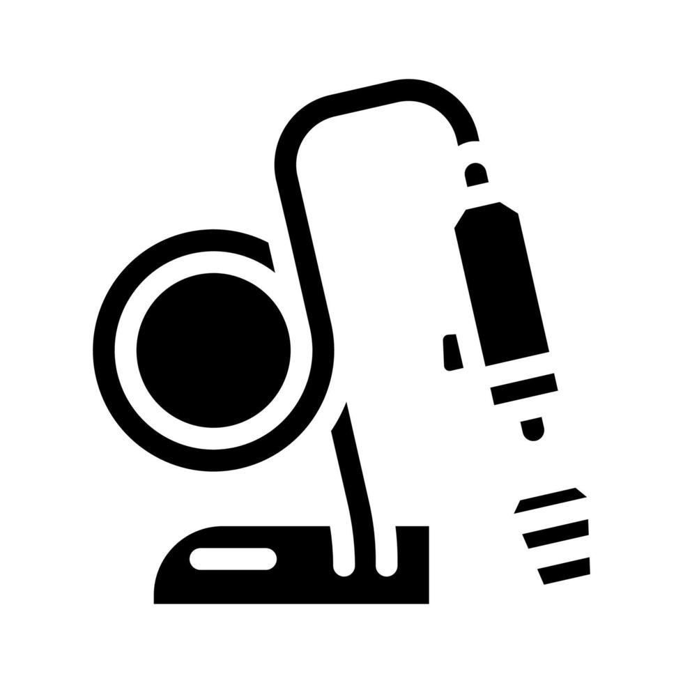 ilustração vetorial de ícone de glifo de gadget de polimento vetor