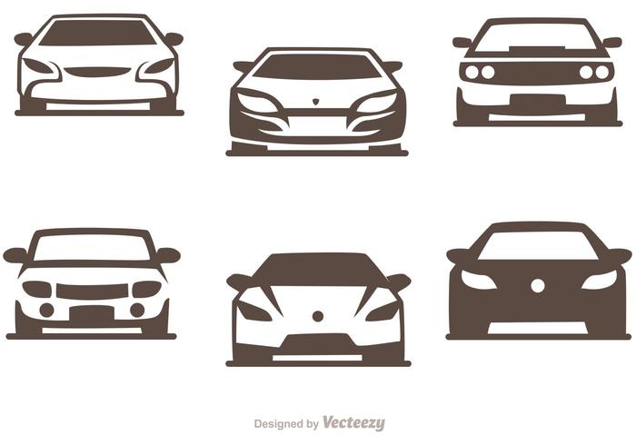 Carros Silhouette Vector Pacote de carros esportivos