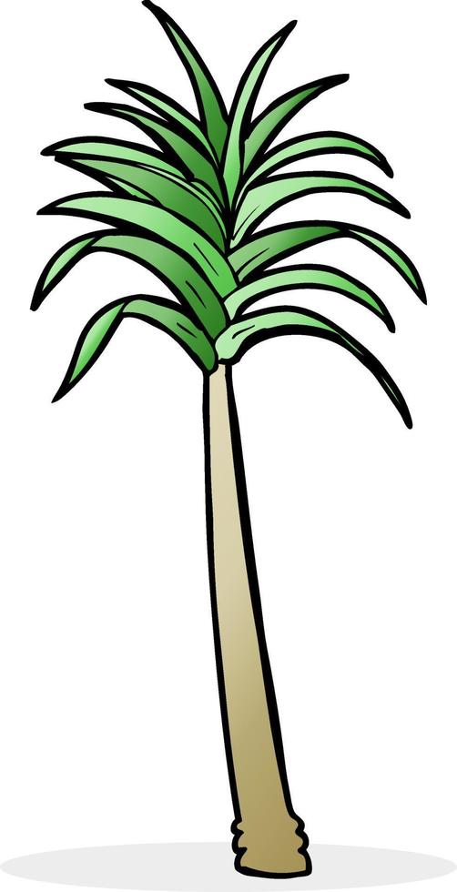 palmeira cartoon vetor