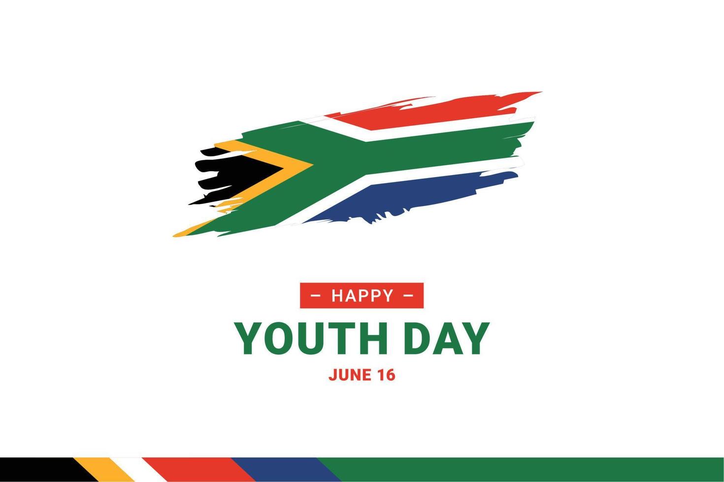 dia da juventude áfrica do sul vetor