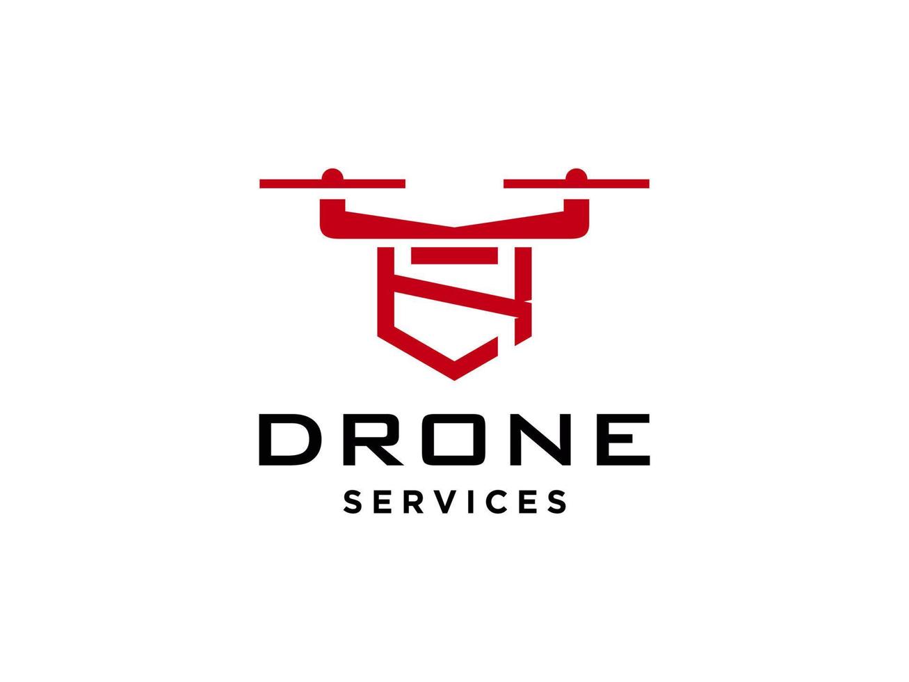 ícone de vetor de modelo de logotipo de drone letra k. vetor de drone de fotografia. ícone de vetor de quadricóptero