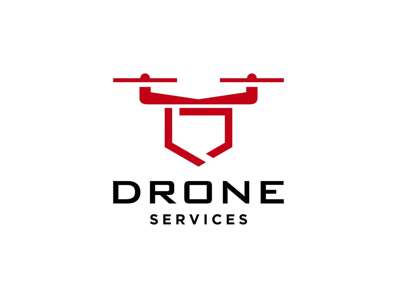 letra l ícone de vetor de modelo de logotipo de drone. vetor de drone de fotografia. ícone de vetor de quadricóptero