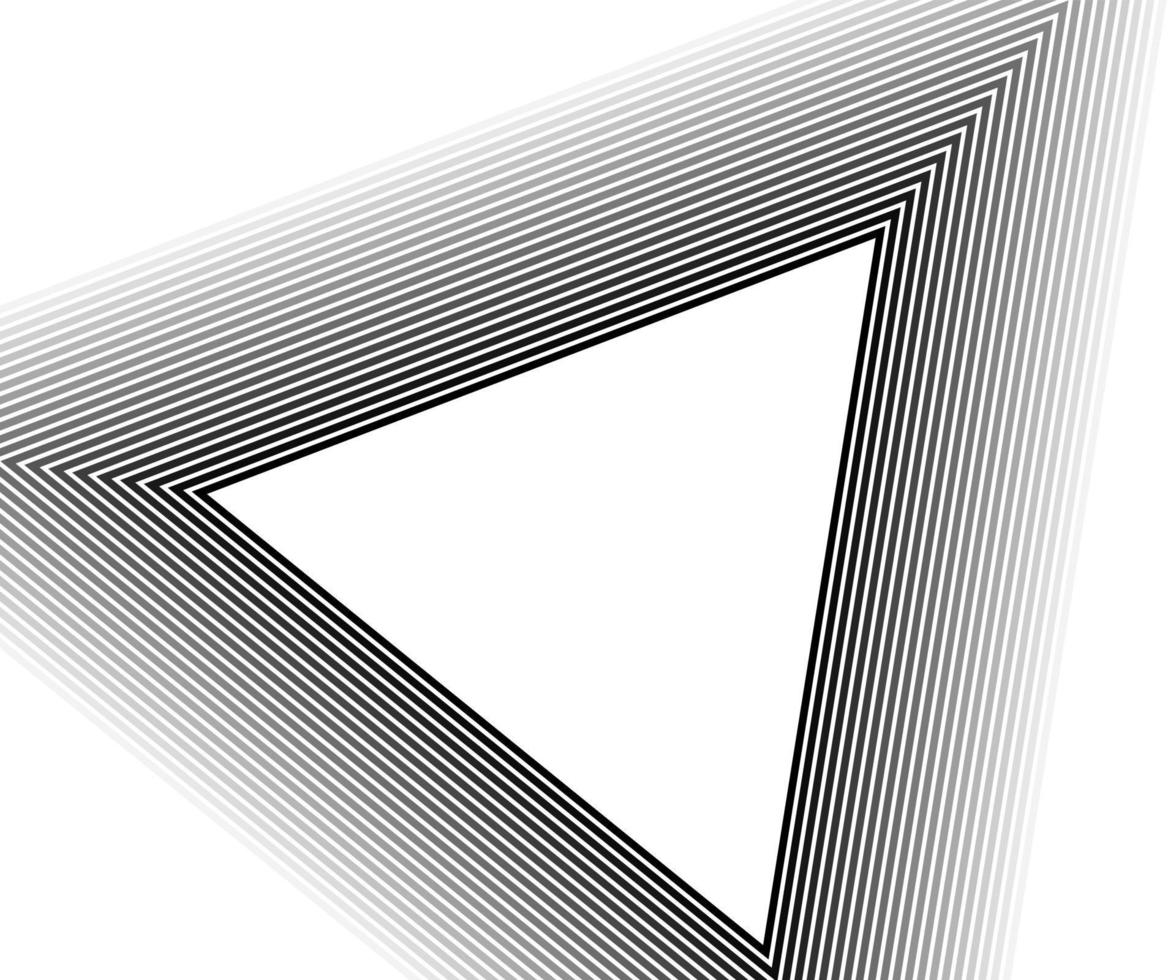 padrão geométrico vetorial de triângulo. textura de linha abstrata. fundo da pirâmide do vetor. modelos de design criativo. ilustração eps 10. vetor