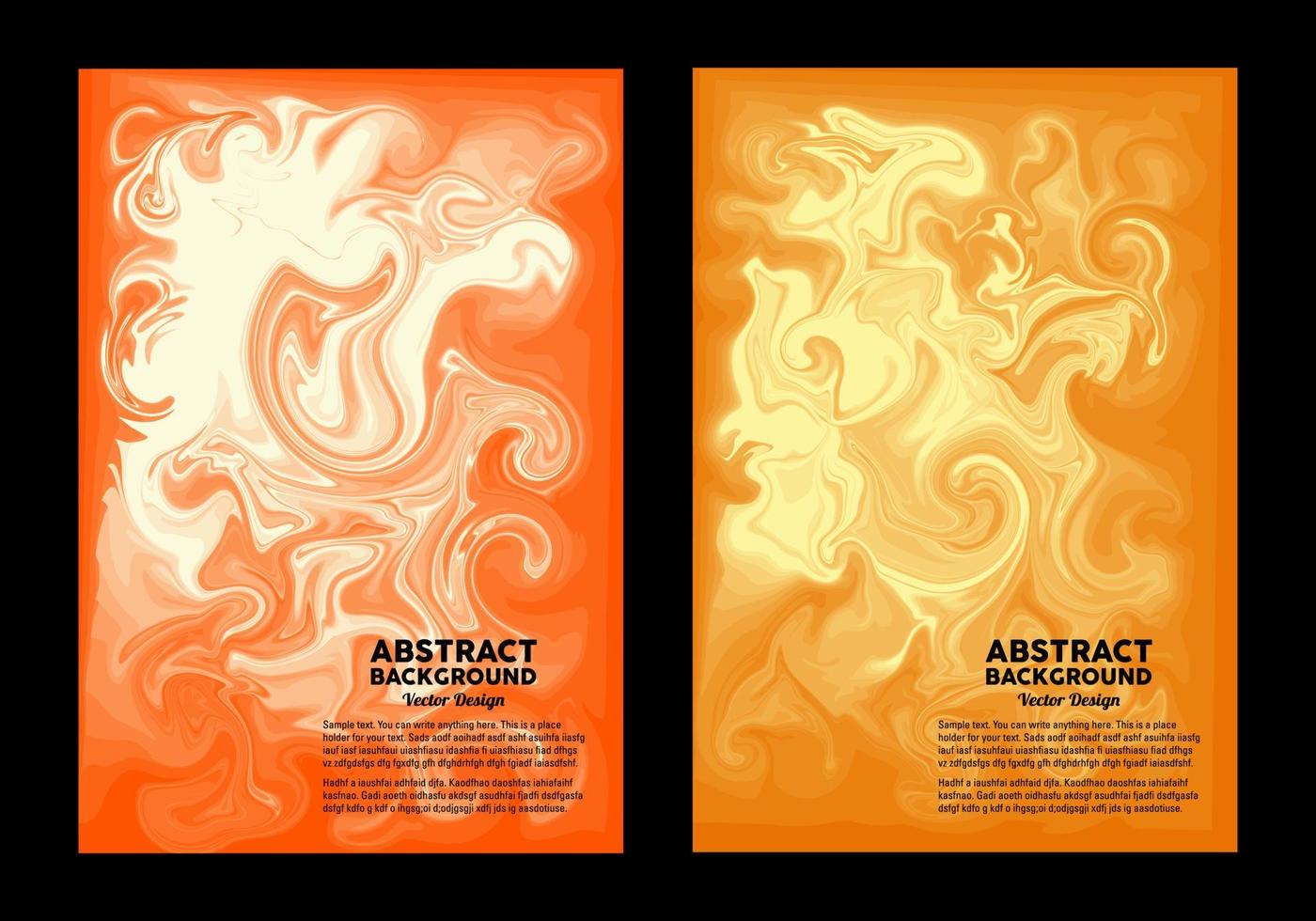 fundo de design abstrato com cor laranja para designs de convites, banners, panfletos, cartazes e outros vetor