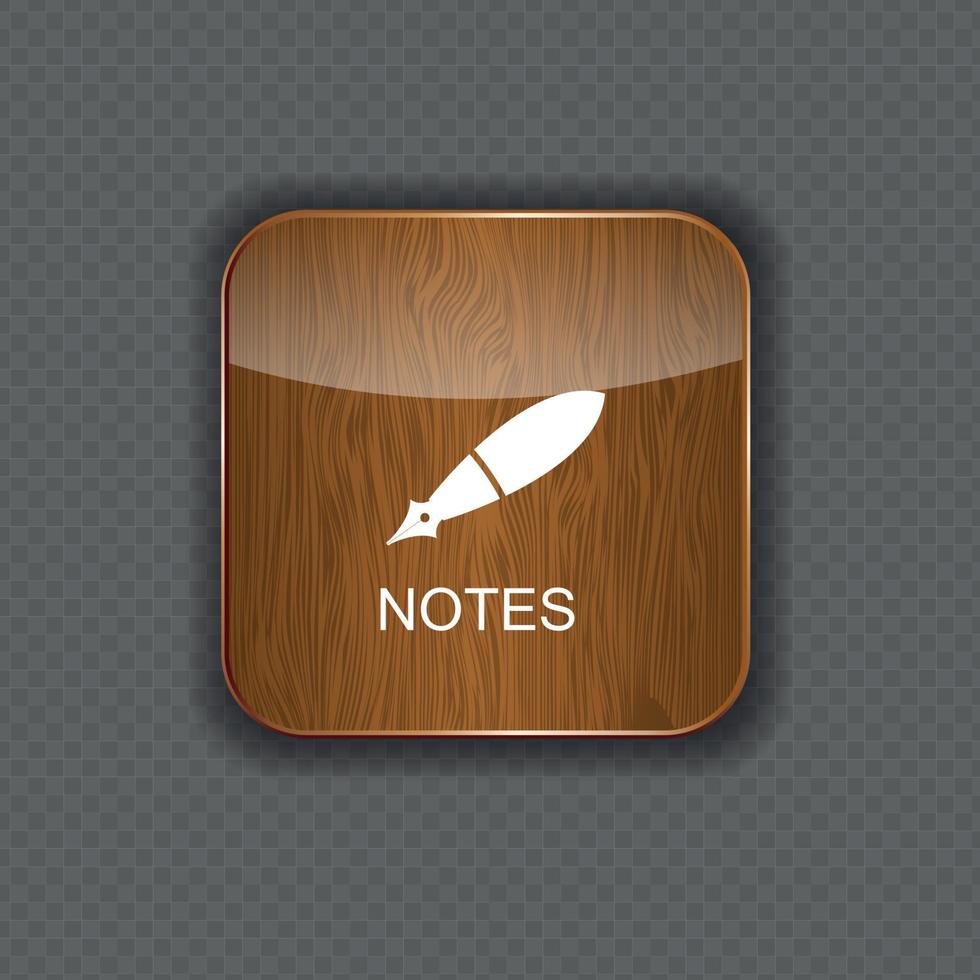 ilustração vetorial de ícones de aplicativos de notas vetor