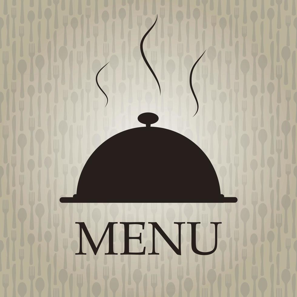 ilustração em vetor modelo de menu de restaurante