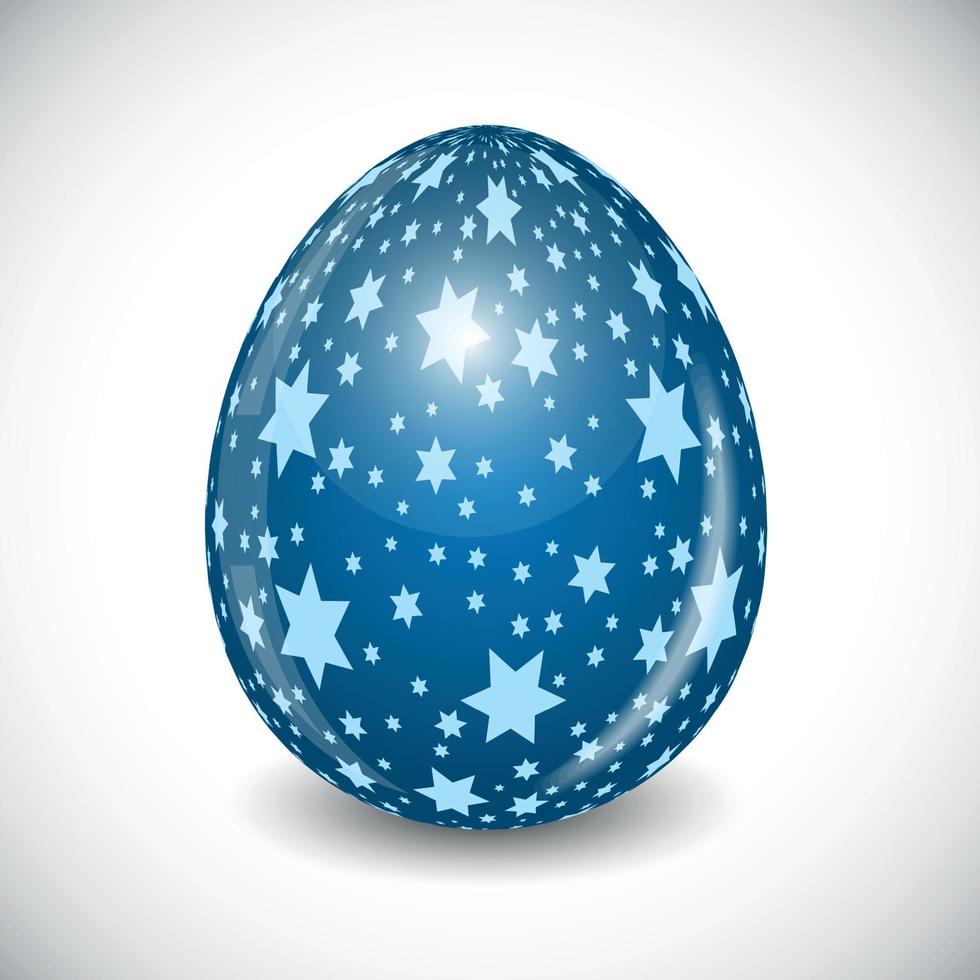 ilustração vetorial de ovo de páscoa lindo vetor