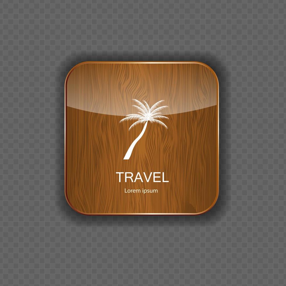 ilustração vetorial de ícones de aplicativos de viagem vetor