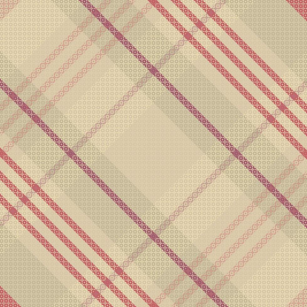 padrão xadrez tartan com textura e cores quentes. vetor