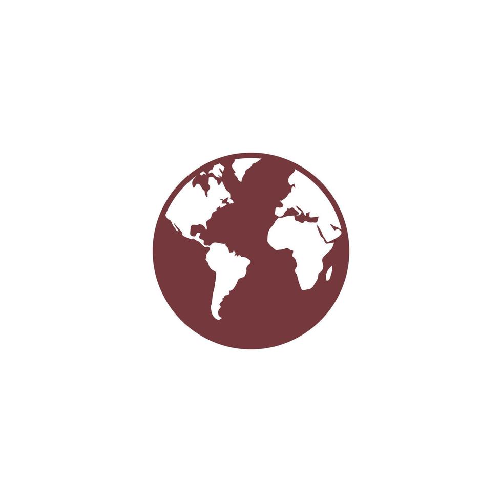 modelo de ilustração de design de logotipo de ícone do planeta vetor