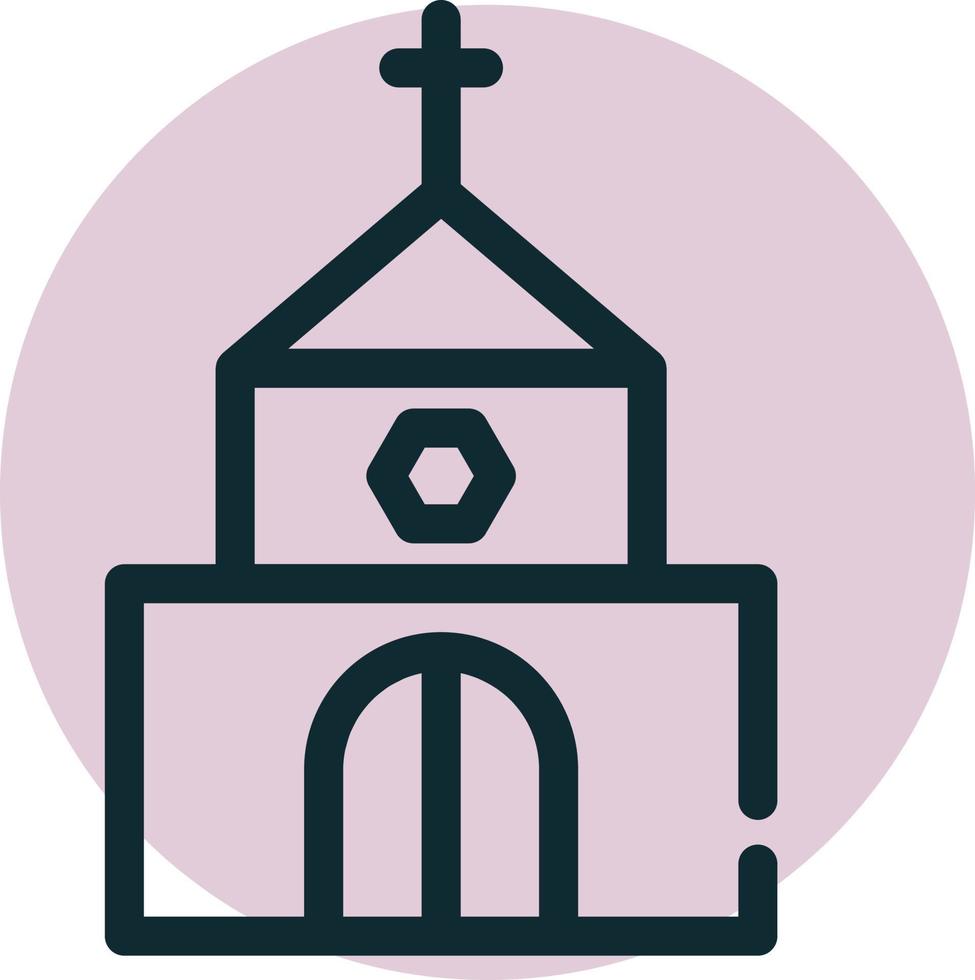 vetor de igreja para apresentação de ícone de símbolo de site