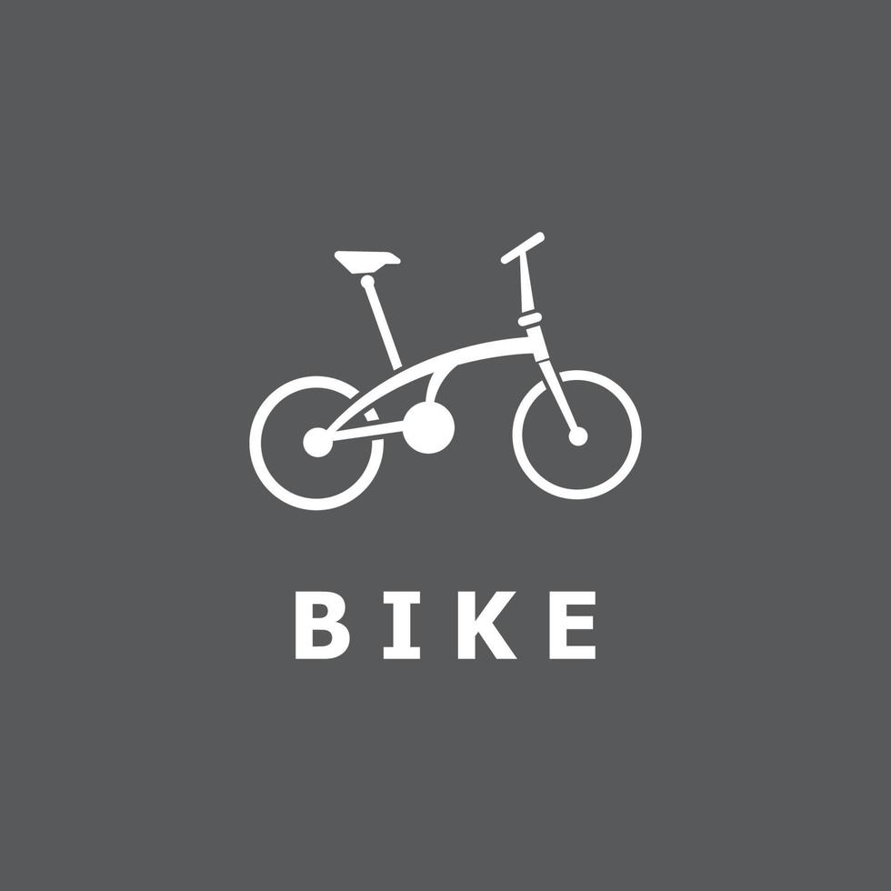 modelo de design de vetor de ícone de bicicleta