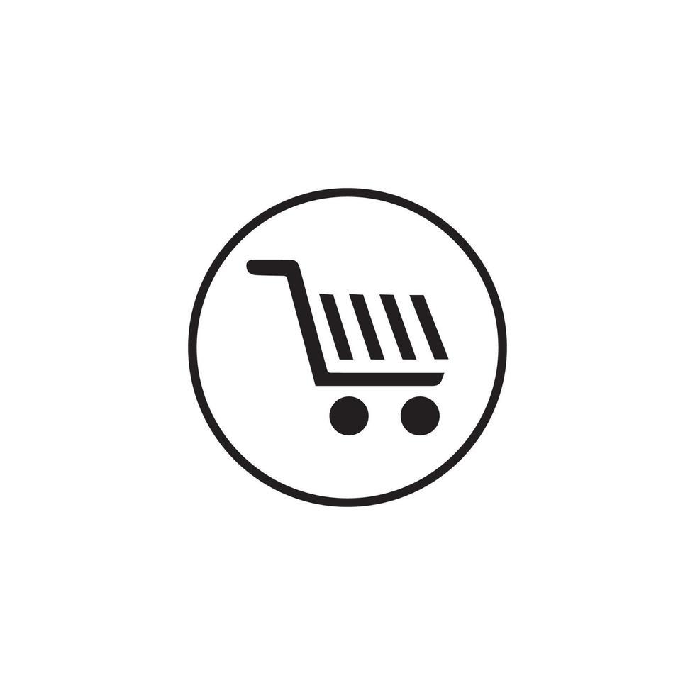 loja, modelo de ícone de vetor de cesta de loja