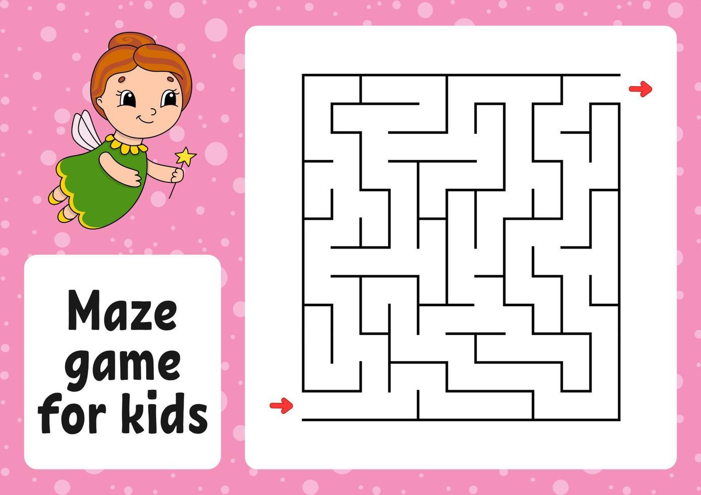 Jogo De Quebra-cabeças Lógico Com Labirinto Para Crianças E