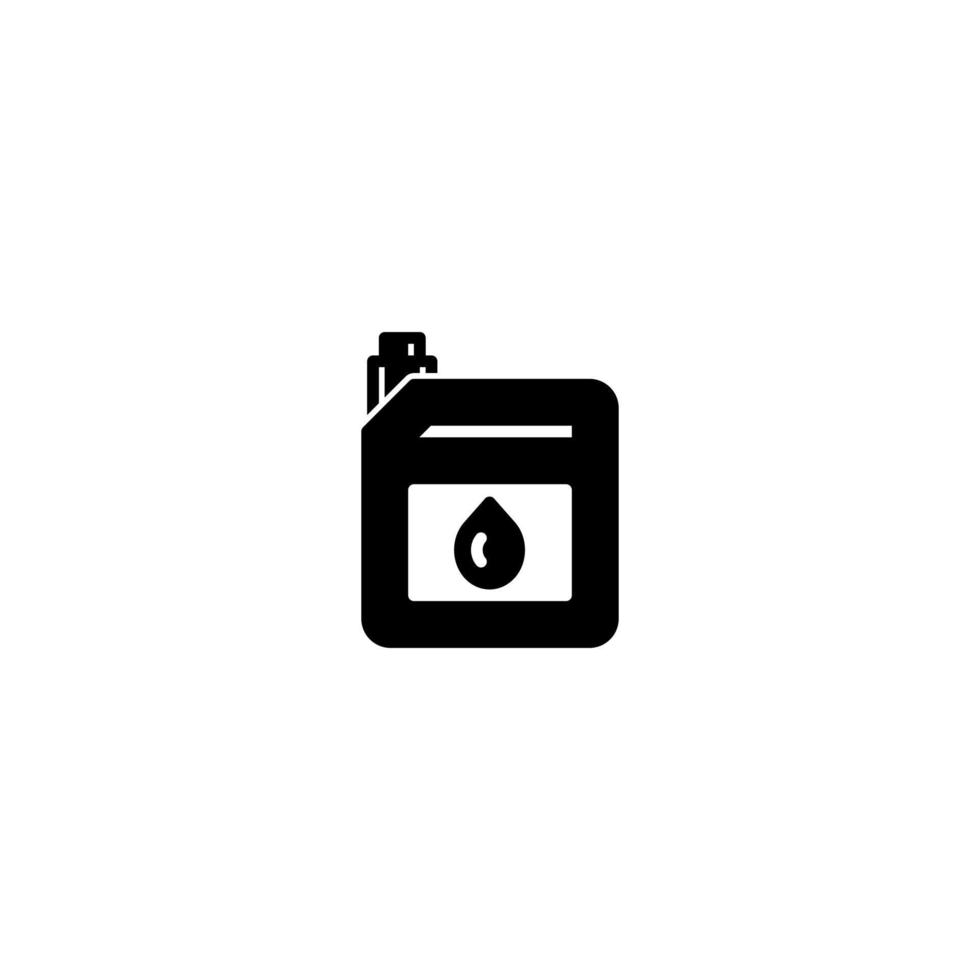 ícone de linha cheia de jerrycan. sinal de estilo linear para conceito móvel e web design. ícone de vetor de contorno. símbolo, ilustração do logotipo. gráfico vetorial