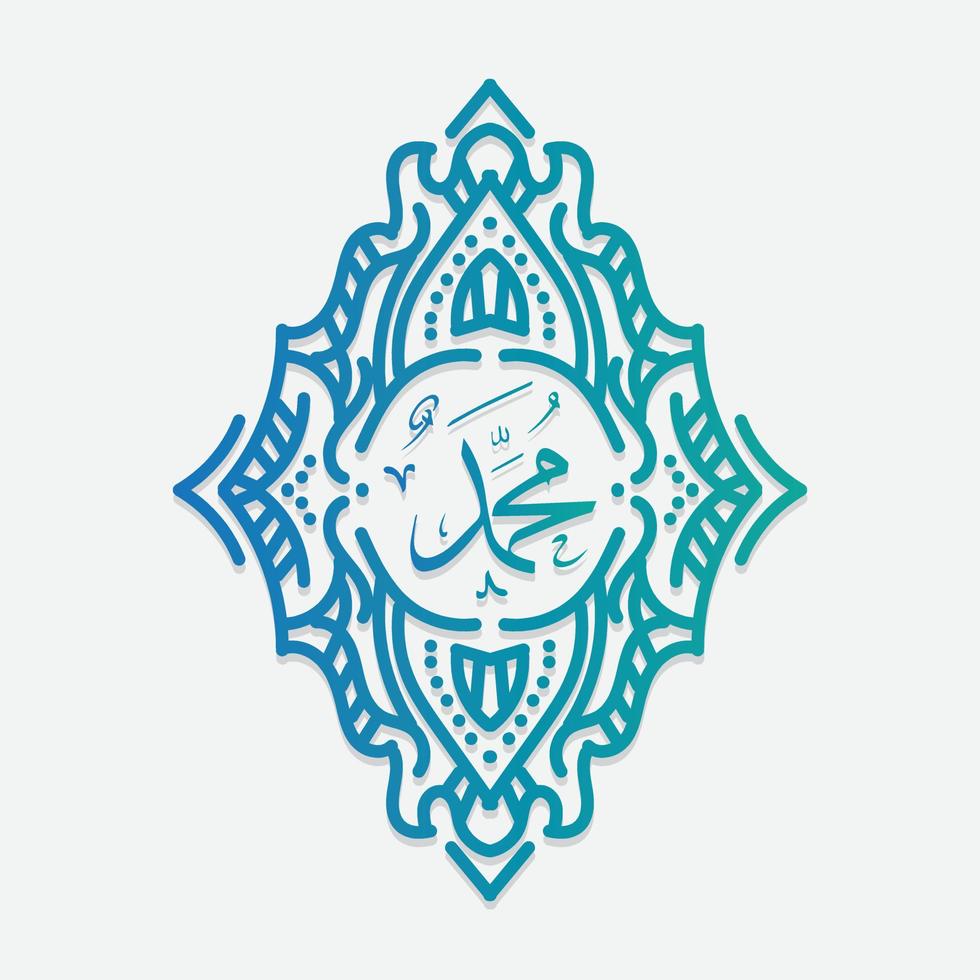 celebração maulid nabi muhammad, mawlid al nabi muhammad, ou mawlid profeta muhammad design islâmico vetor