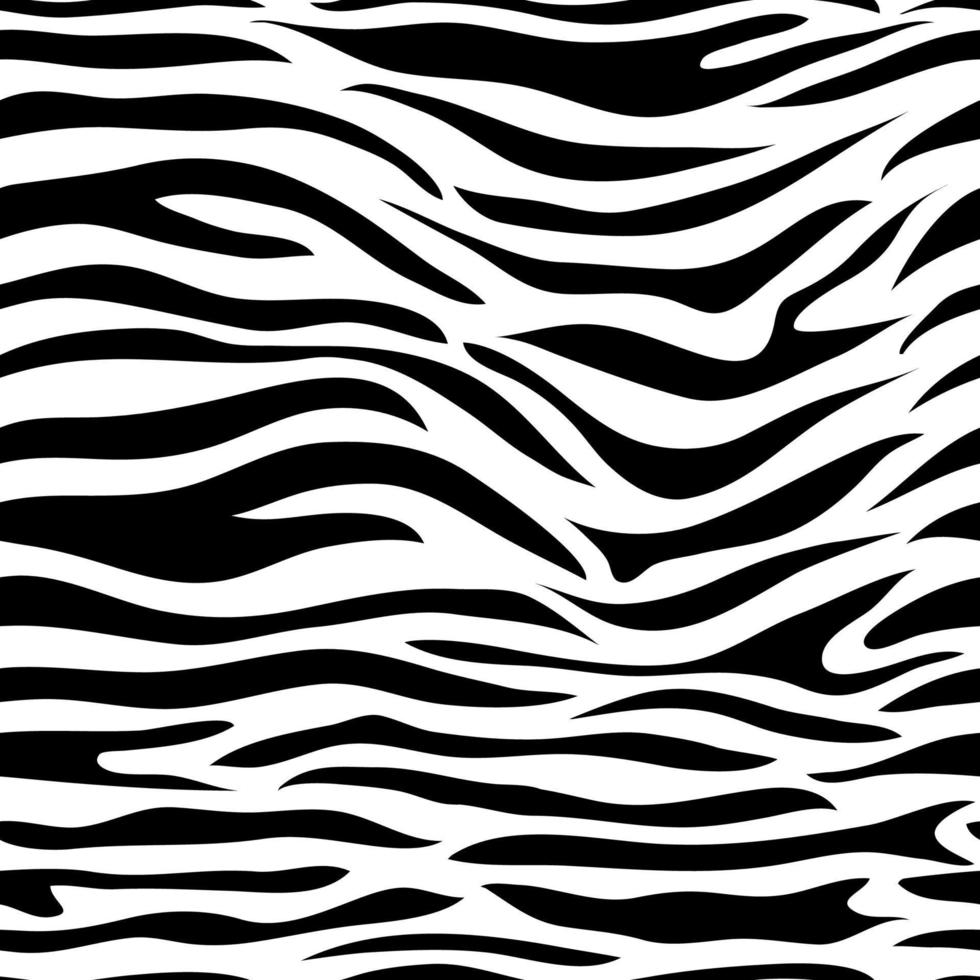 padrão sem costura de zebra de estampa animal abstrata vetor